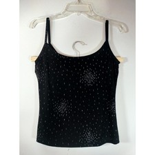 Esprit de Corp Vintage 90s Y2K Black Silver M...