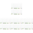  Set of 4 Football Party Decorations Theme Spiral Hanging Sports Swirl