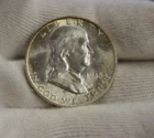 1948 D US Franklin Half 50c Nice Unc