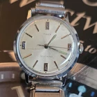 Vintage Rare Gents Timex Viscount 4047 3169 Self-Wind 3 6 9 12 Watch Waterproof