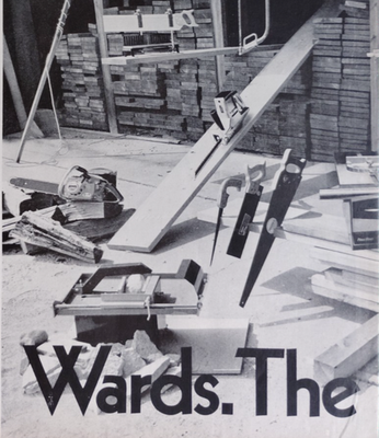 #ad Vintage Retro 2 Pg 1970 Ad Montgomery Ward The Unexpected Power Kraft Tools $17.47