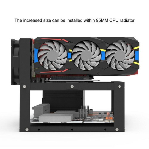 Lot de 5 Châssis Ouvert de Minage 6 GPU Open Air Mining Rig Minage Structure - Photo 20/23