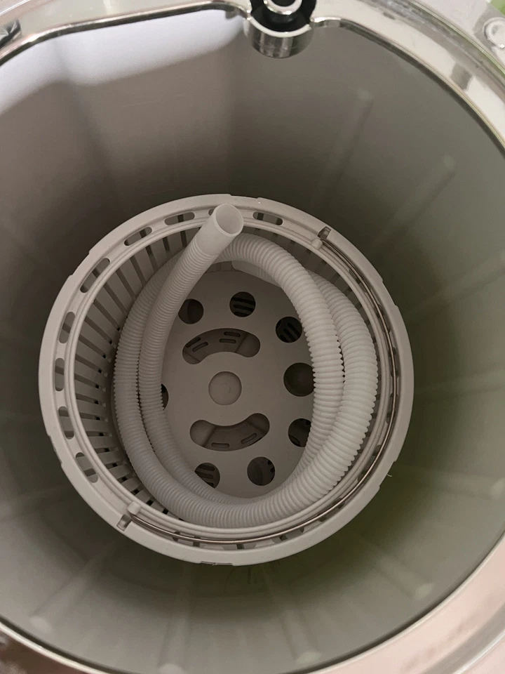 3,0 Kg MINI WASCHMASCHINE CAMPINGWASCHMASCHINE SCHLEUDER und TIMER GRÜN SYNTROX - Bild 4 von 4
