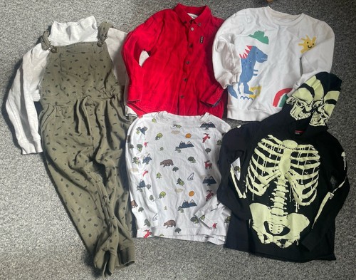 Boys Autumn/Winter Bundle Age 5-6. Corduroy Dungarees, turtle neck Jumpers - 第 1/15 張圖片