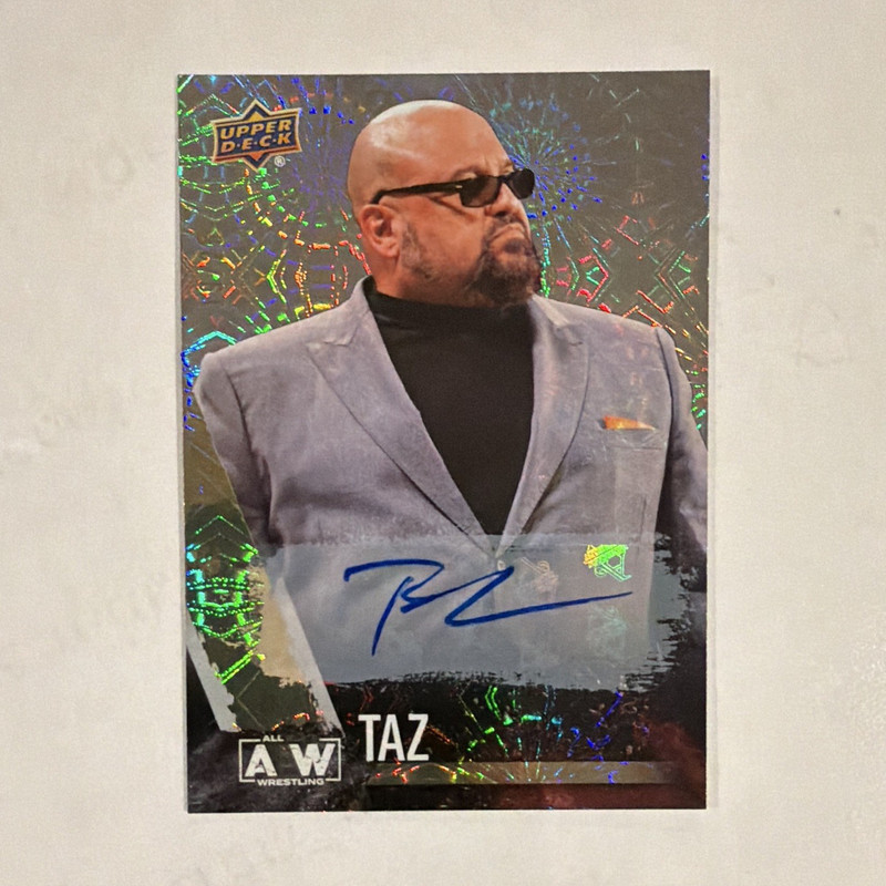 Upper Deck 2021 AEW All Elite Wrestling Taz #78 Crew Autograph 19/25
