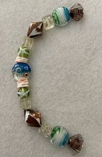 New 8  Strand Ocean/Sealife Themed Starfish LampWork Glass  Shell Beads 12-22mm