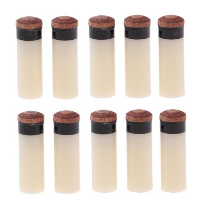 10pcs Pool Cue Tipps Billard Cue Cue Hard Tippersatz