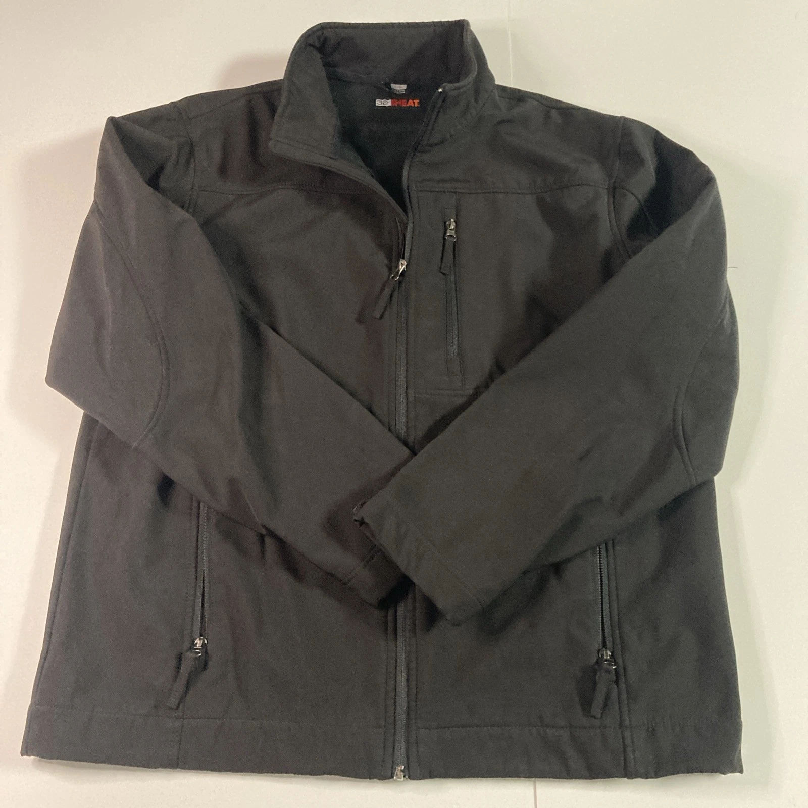 32 Degrees Heat Weather Resistant Coat Soft Shell Jacket Outerwear Sz Small