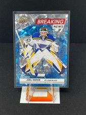 2024-25 Upper Deck NHL Series 1 Joel Hofer Breaking News BN-24 St. Louis Blues