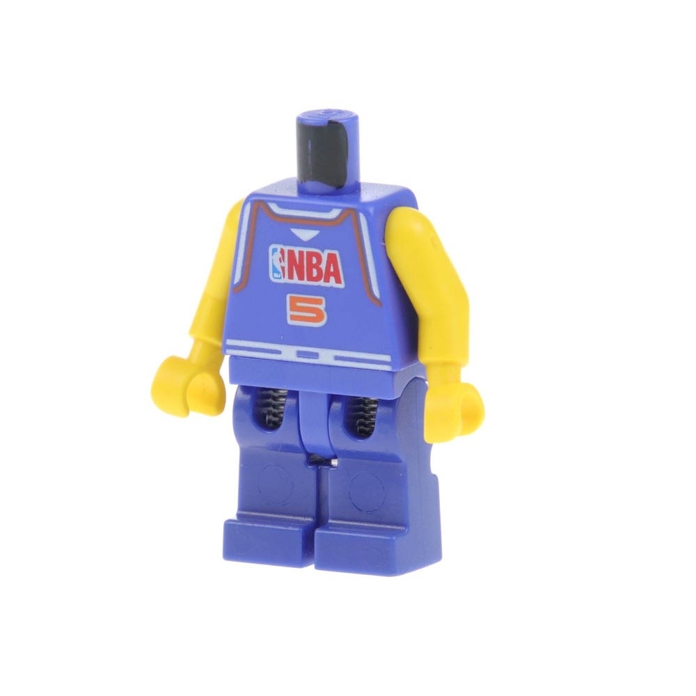 1X Lego Torso Legs Minifigure NBA Player No. 5 NBA029 X494C01 973PBP180C01