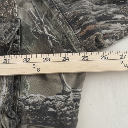 Rattler Brand Realtree Vintage Camo Hunting Jacket Hood Lined 4 Pockets Size L - Picture 6 of 13
