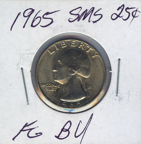1965 Washington Quarter SMS