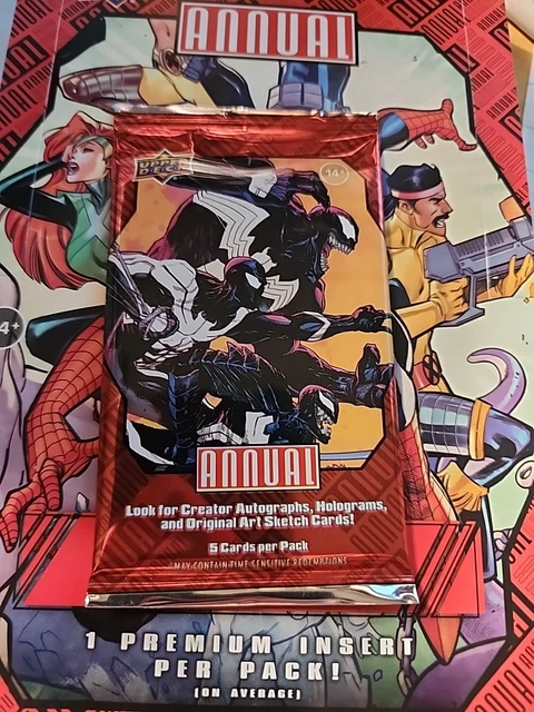 1 Pack 2024 Upper Deck Marvel Annual Hobby Pack