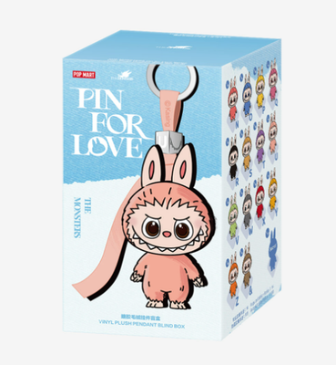 POPMART Labubu ぬいぐるみ 4 点セット PopMart Labubu V4 The Monsters Pin for Love Series Plush Pendant