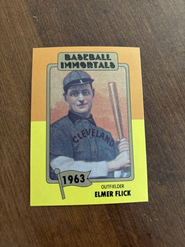 Elmer Flick 1980-87 SSPC Baseball Immortals #92a Cleveland Indians HOF