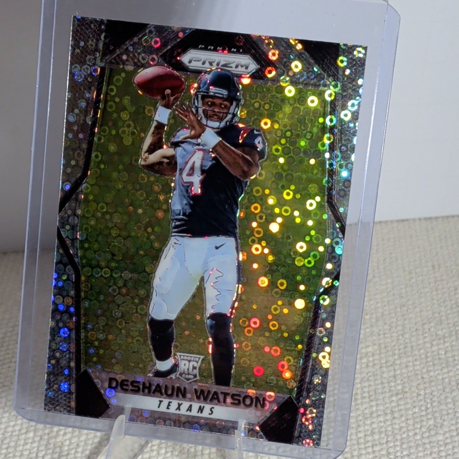 Panini 2017 Prizm Disco Prizm Deshaun Watson Texans Rookie #279 Football Card