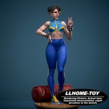 1/24 8cm tall Chun Li 3D Print Model Unpainted Garage Kit mini Figure