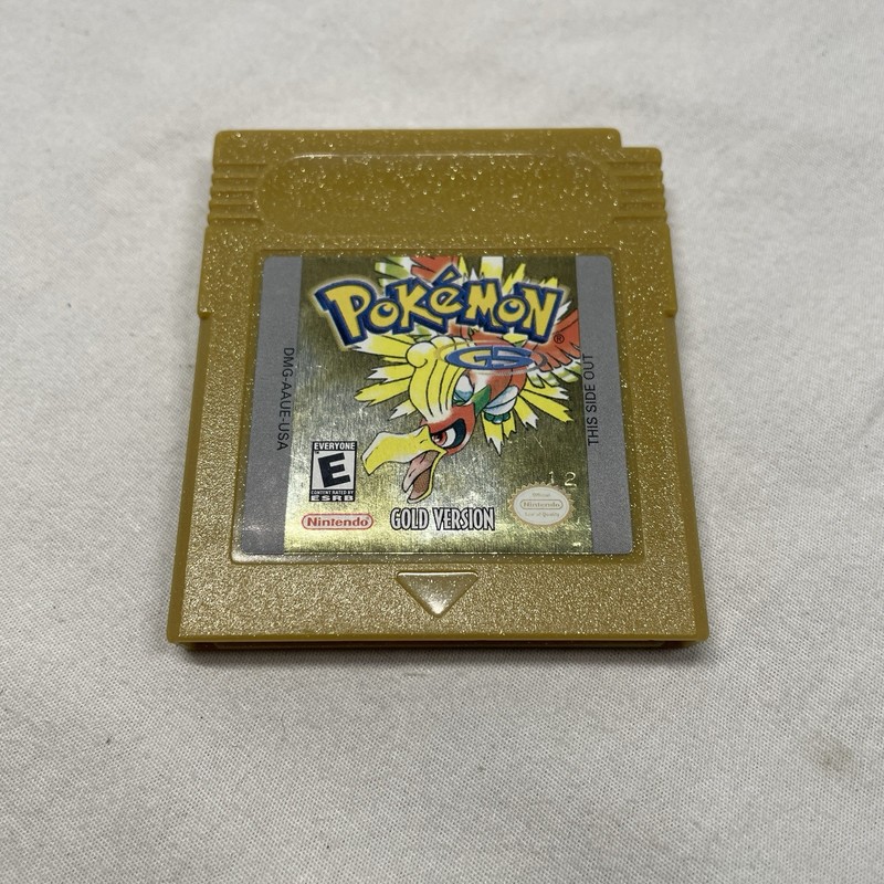 Pokemon Gold Version (Nintendo Game Boy Color, 2000) Authentic
