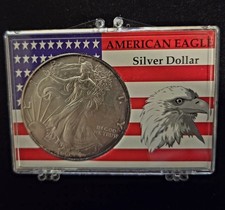 Beautiful Toned - 1995 American Silver Eagle 1 Troy Oz .999 Fine Silver *553 74.95 per troy oz