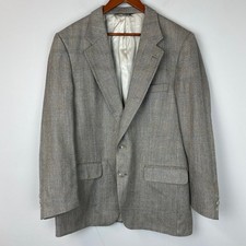 Burberry Vintage Gray Blazer Professional Business