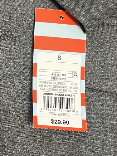 Boys’ Suit Jacket Grey Size 8 - Cat & Jack - Picture 6 of 7