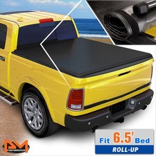 Vinyl Soft Top Roll-up Tonneau Cover For 02-23 Dodge Ram Truck 6.5ft Short Bed Vinyl Soft Top Roll-up Tonneau Cover For 02-23 Dodge Ram Truck 6.5ft Short Bed