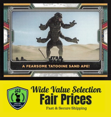 2022 Topps Star Wars: The Book of Boba Fett #19 A Fearsome Tatooine Sand Ape!