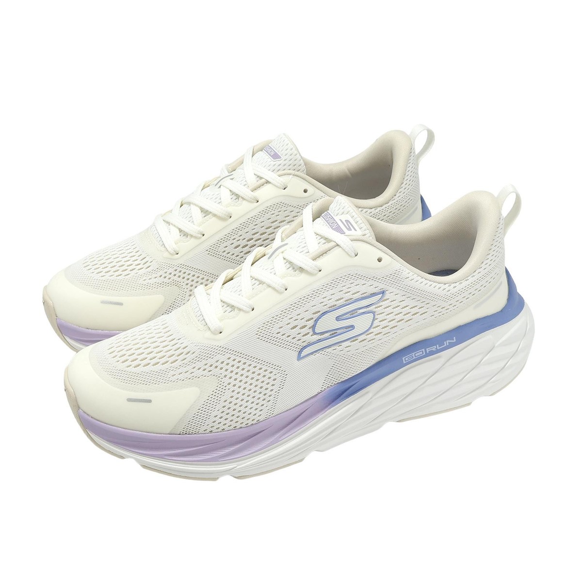 Skechers Max Cushioning Elite 3 Wide Off White Women Road Running