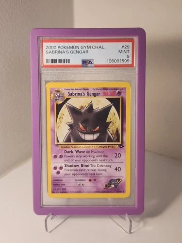 Pokemon Sabrina’s GENGAR 29/132 MINT Gym Challenge PSA 9