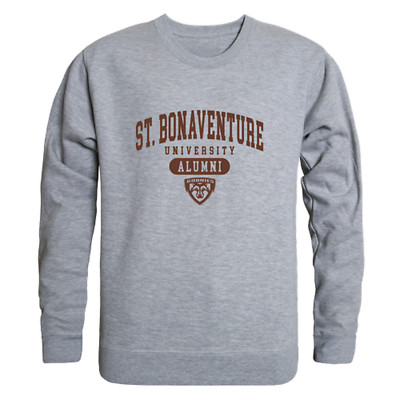 St. Bonaventure University Bonnies SBU Alumni Crewneck Sweatshirt Sweater