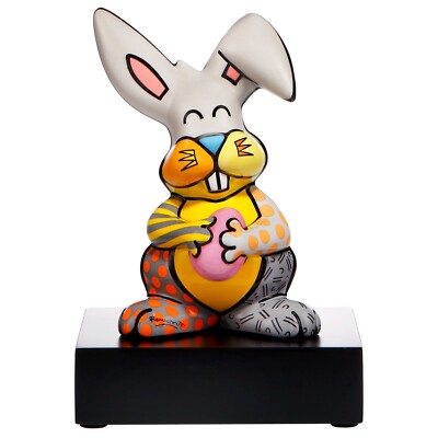Romero BRITTO   Skulptur   Grey Rabbit   by Goebel