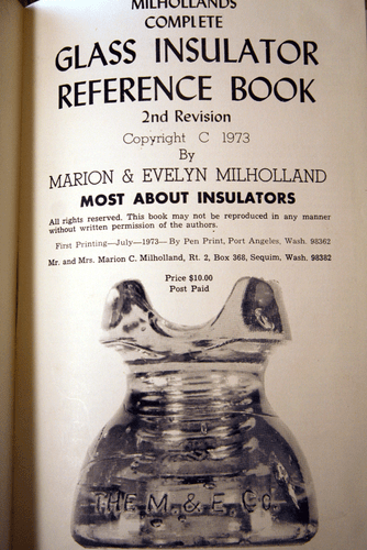 Milholland's 2nd Revision MOST ABOUT GLASS INSULATORS Collecting Reference Book - Picture 2 of 2