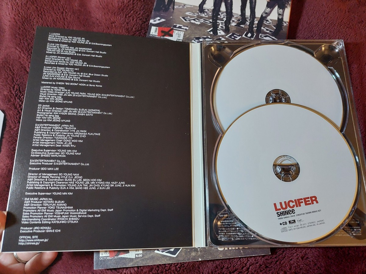 SHINee LUCIFER 03 CD+DVD+PHOTOBOOK JAPAN Type B Limited Edition