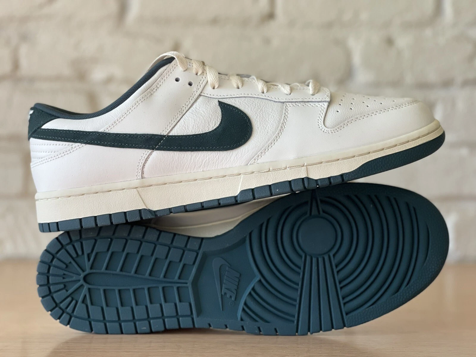 YEEZY Scarpe Nike Dunk Low 'Athletic Department' verde bianco FQ8080 133 uomo taglia 13 nuove
