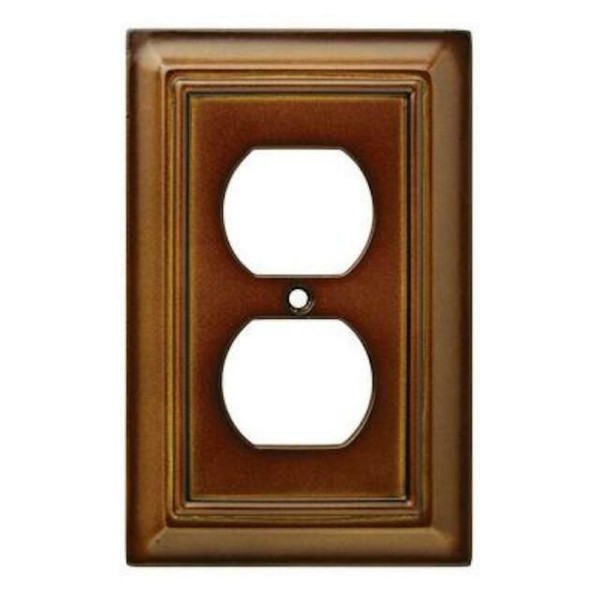 Franklin Brass 171914 Wood Architectural Single Outlet Wall Plate
