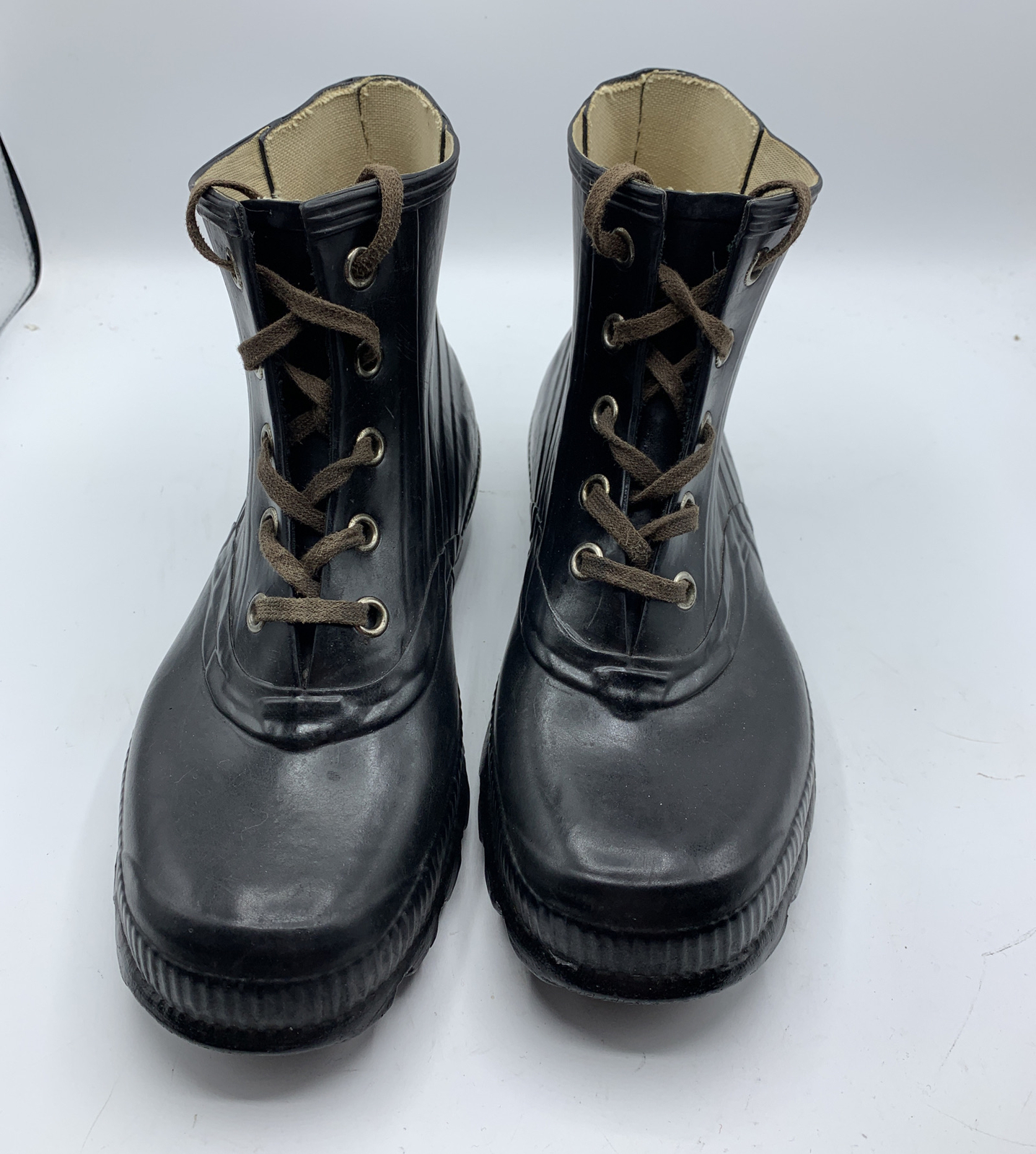 VTG. TRETORN MENS RAIN BOOTS BLACK 
