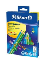 Pelikan 811194 Pelikan Dreikant-Buntstifte Combino, 12Er Kartonetui