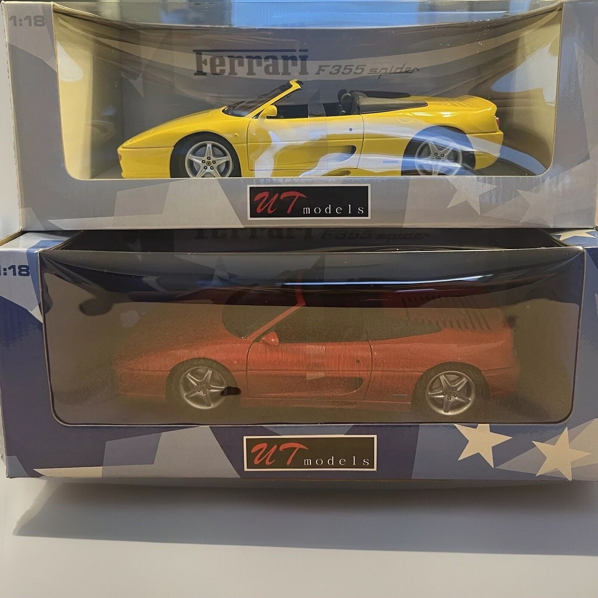 UTモデル　1/18 フェラーリ355 中古美品 1:18 UT Models Ferrari F355 Berlinetta (HT) red, yellow | eBay