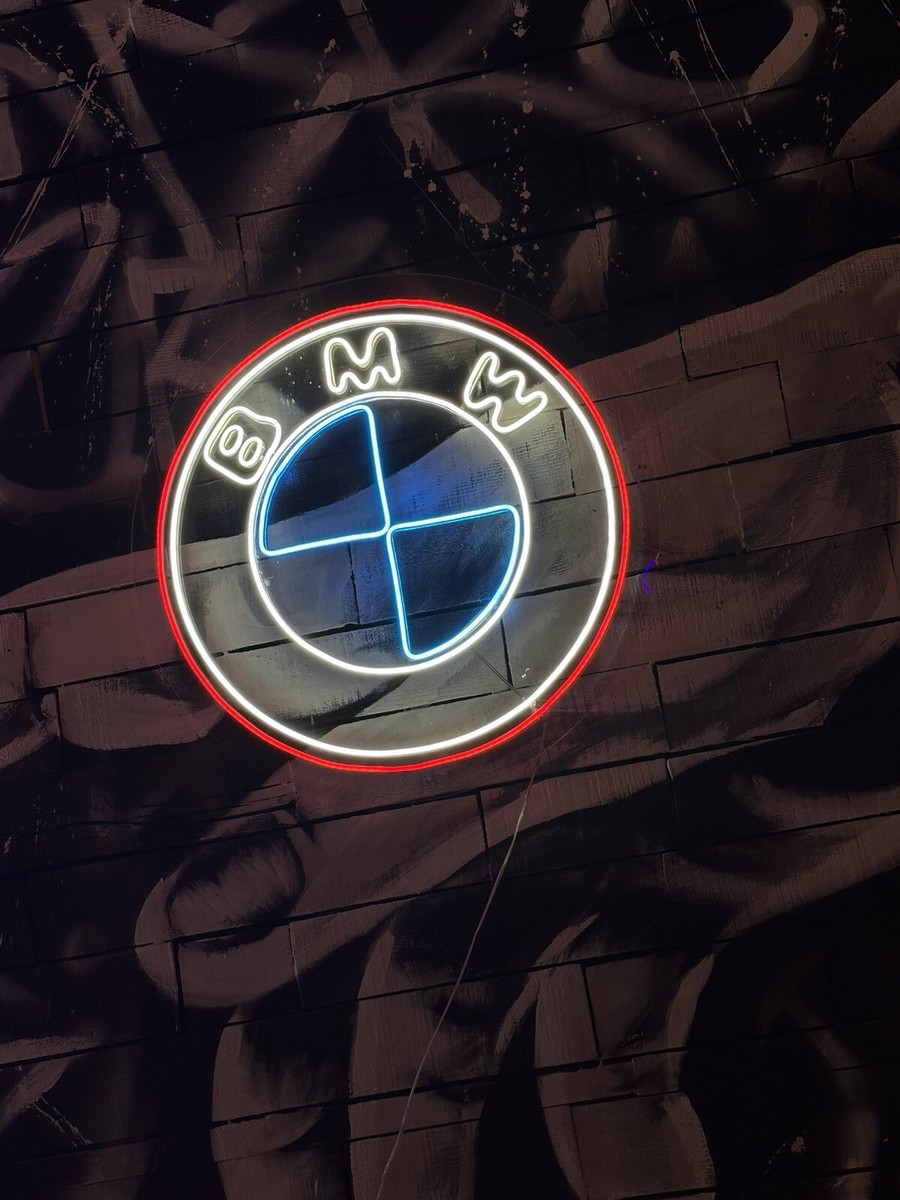 BMW Neon Sign Garage Decor Sign Car Logo Led Sign Gifts for