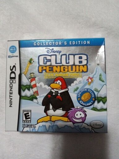 Manual Only) Club Penguin: Elite Penguin Force Nintendo DS Authentic