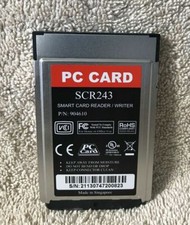 SCR243 Smart Card Reader / Writer PC Card SCM Microsystems