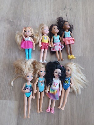 Barbie Club Chelsea Dolls Lot of By Mattel---All are in Very