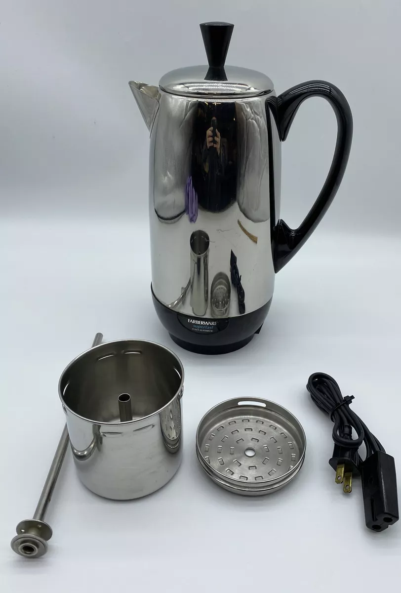 Farberware Superfast Fully Automatic 12 Cup Percolator Coffee Pot Model  FCP412-A