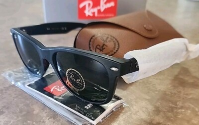 🔥 RAY BAN RB2132 646231 Rubber Black Square Unisex 55 mm
