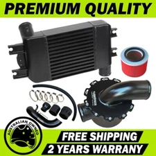 Upgrade Aluminium Intercooler,Airbox+Piping Kit For Nissan Patrol GU ZD30 3.0L