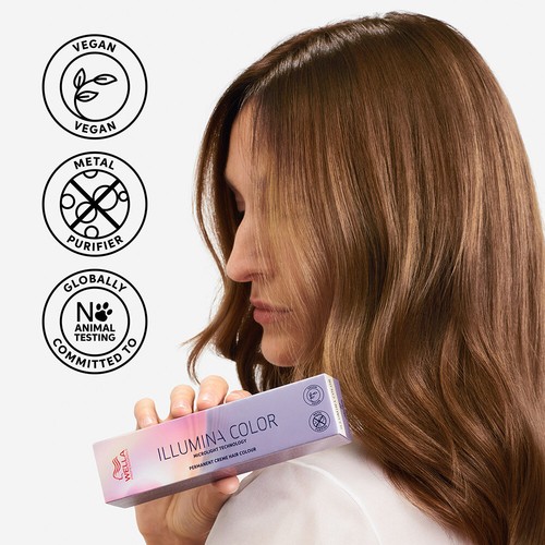Wella Illumina Color 9/03 Rubio Muy Claro Natural Dorado -coloración permanent - Imagen 3 de 4