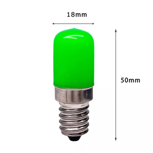 2W Refrigerator LED Lamp Light Bulb E14 E12 Green Indicator 220V Ac Freezer 20W - Picture 12 of 12