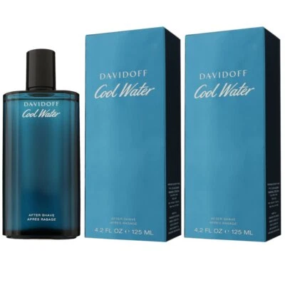 Davidoff Cool Water Man - Men 2 x 125 ml Aftershave After Shave AS Set