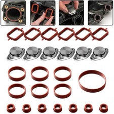 Drallklappen mit Stützring Dichtung Ansaugbrücke für BMW M57 5-er 525d 530d 535d