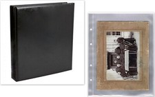 ALBUM RACCOGLITORE PER VECCHIE FOTO ANTICHE + 25 FOGLI AD 1 SCOMPARTO